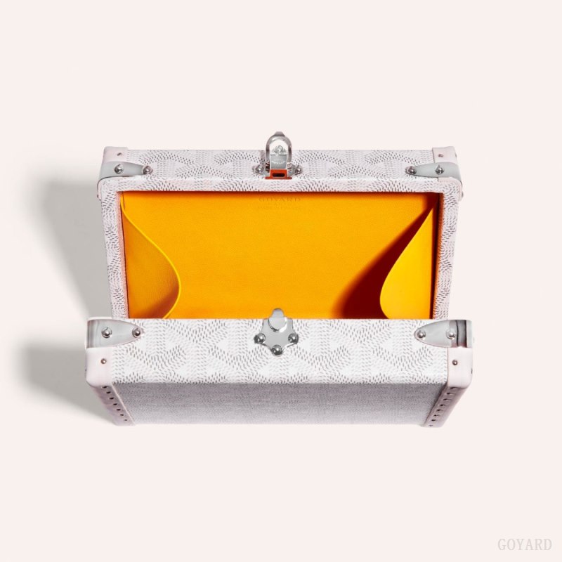 Bolsas Mini Goyard MINAUDIÈRE TRUNK BAG Blancas | GY-UDI1769
