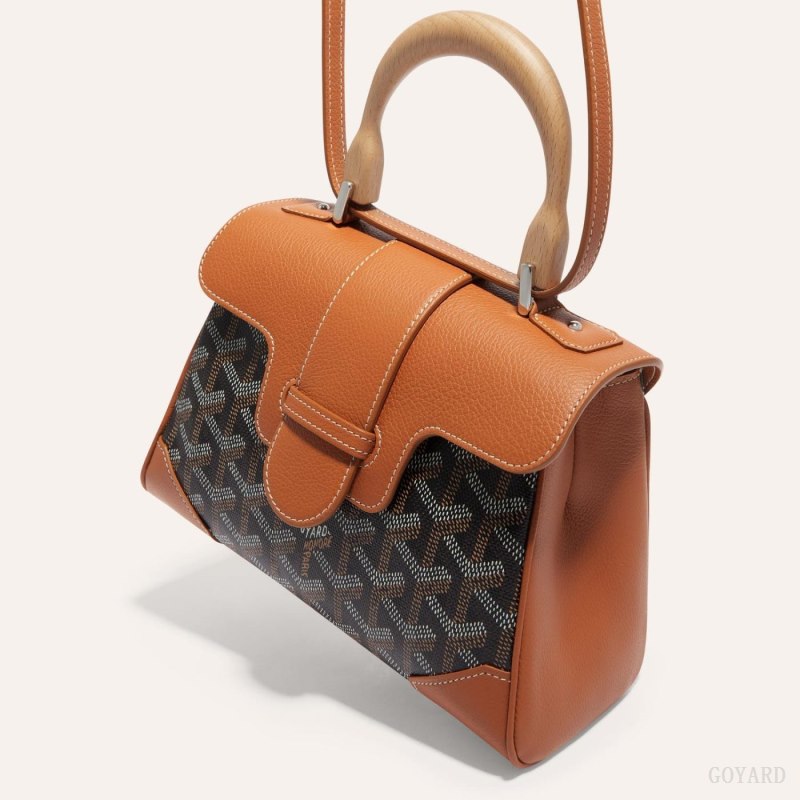 Bolsas Mini Goyard SAIGON SOUPLE MINI BAG Negras Marrones | GY-RWA0058