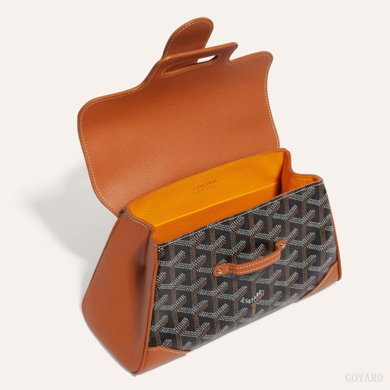 Bolsas Mini Goyard SAIGON SOUPLE MINI BAG Negras Marrones | GY-RWA0058