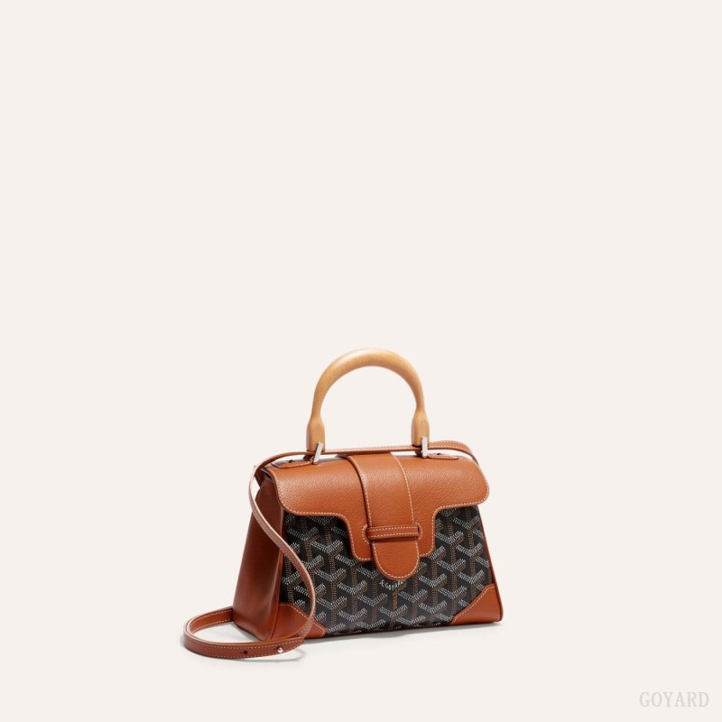Bolsas Mini Goyard SAIGON SOUPLE MINI BAG Negras Marrones | GY-RWA0058