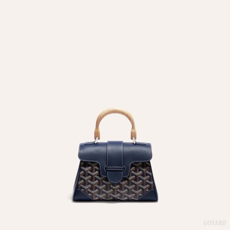 Bolsas Mini Goyard SAIGON SOUPLE MINI BAG Azul Marino Azules | GY-IAA4869