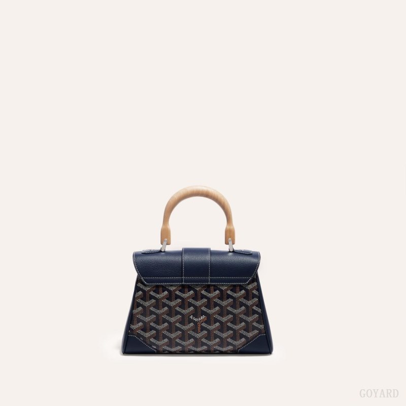 Bolsas Mini Goyard SAIGON SOUPLE MINI BAG Azul Marino Azules | GY-IAA4869