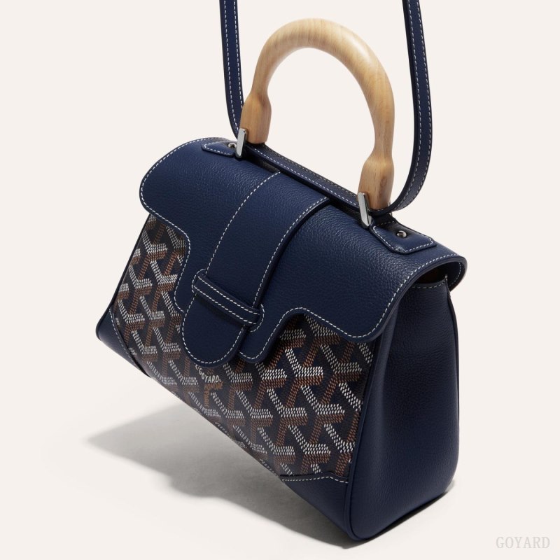 Bolsas Mini Goyard SAIGON SOUPLE MINI BAG Azul Marino Azules | GY-IAA4869