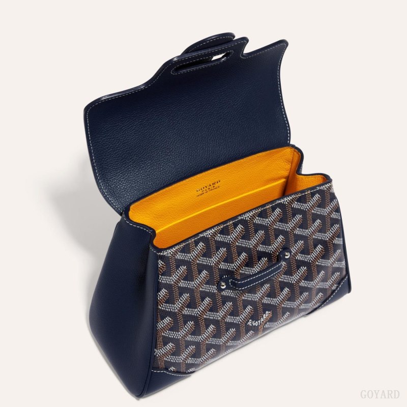 Bolsas Mini Goyard SAIGON SOUPLE MINI BAG Azul Marino Azules | GY-IAA4869