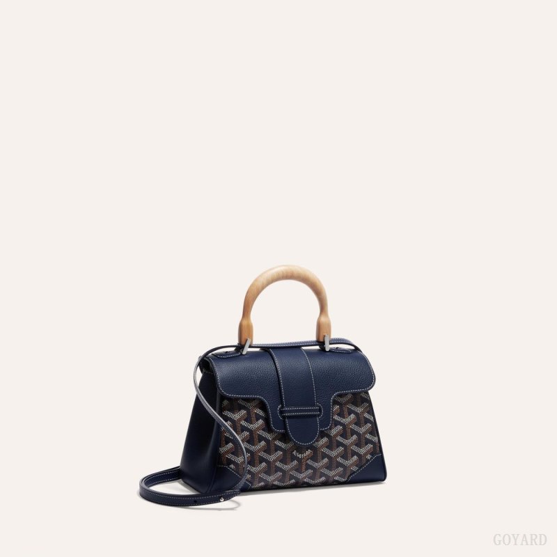 Bolsas Mini Goyard SAIGON SOUPLE MINI BAG Azul Marino Azules | GY-IAA4869