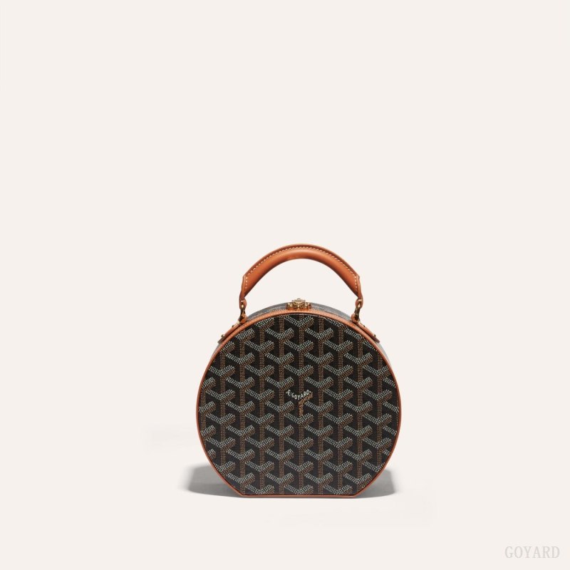 Bolsas Mini Goyard THE ALTO HATBOX TRUNK BAG Negras Marrones | GY-IBP6732