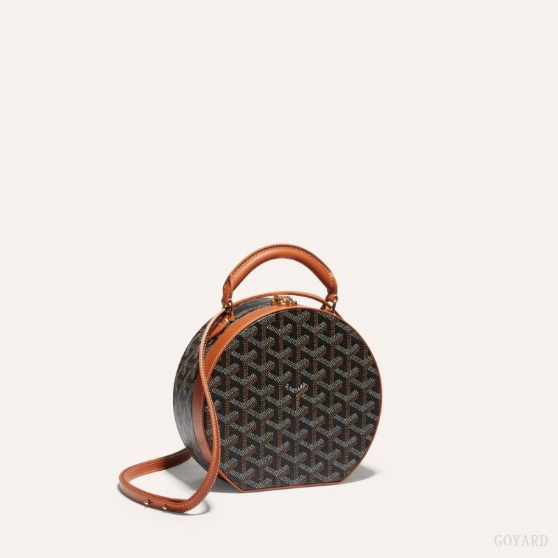 Bolsas Mini Goyard THE ALTO HATBOX TRUNK BAG Negras Marrones | GY-IBP6732