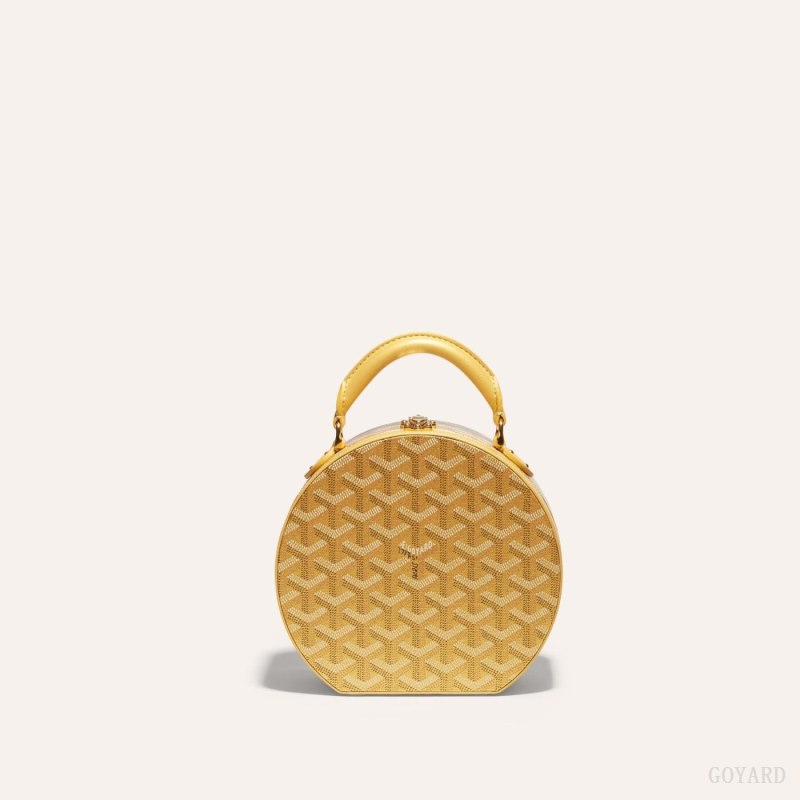Bolsas Mini Goyard THE ALTO HATBOX TRUNK BAG Doradas | GY-TDD1350