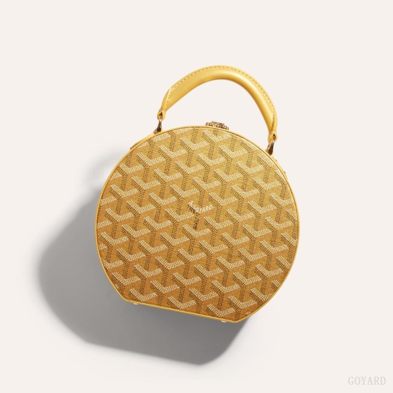 Bolsas Mini Goyard THE ALTO HATBOX TRUNK BAG Doradas | GY-TDD1350