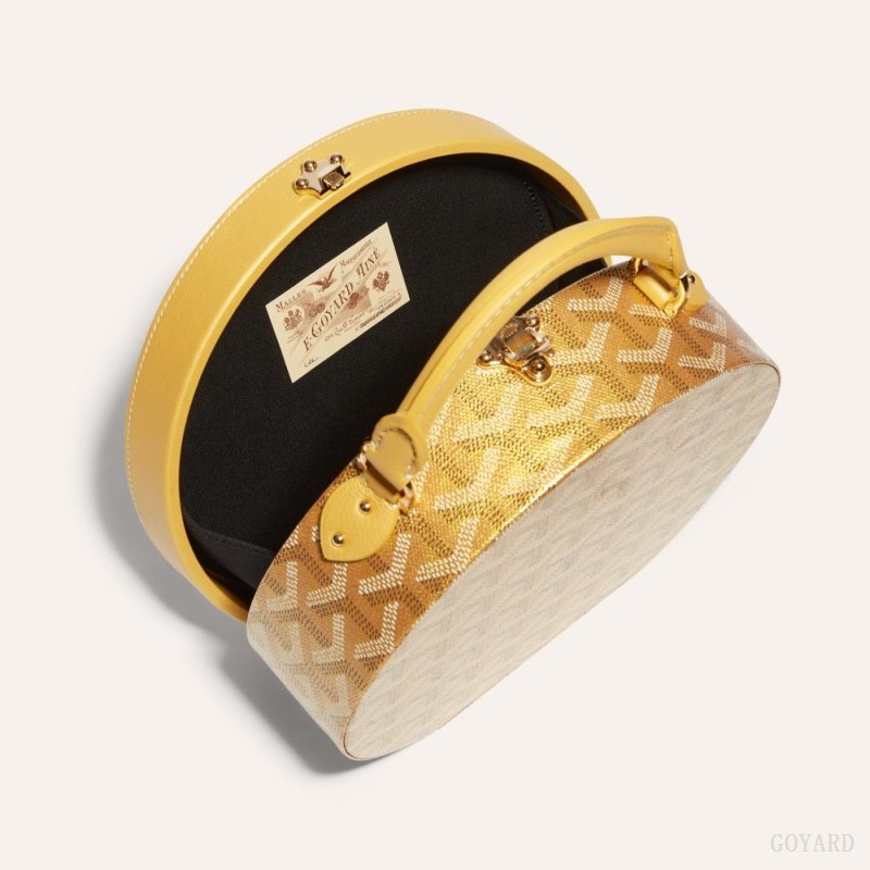 Bolsas Mini Goyard THE ALTO HATBOX TRUNK BAG Doradas | GY-TDD1350