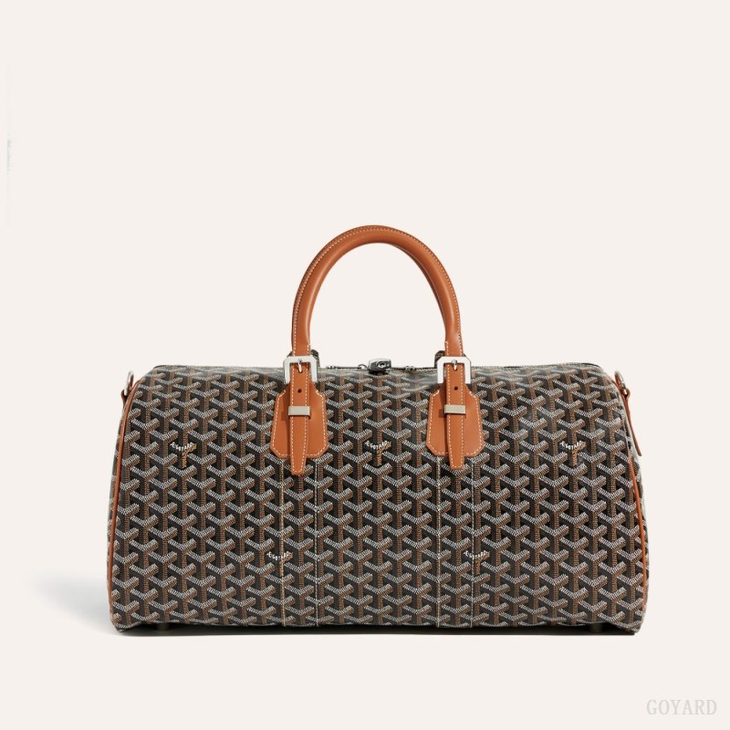 Bolsas de Viaje Goyard Boston 45 bag Negras Marrones | GY-KPZ6044