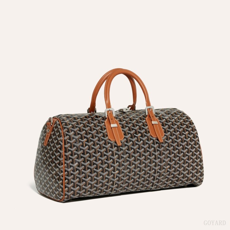 Bolsas de Viaje Goyard Boston 45 bag Negras Marrones | GY-KPZ6044