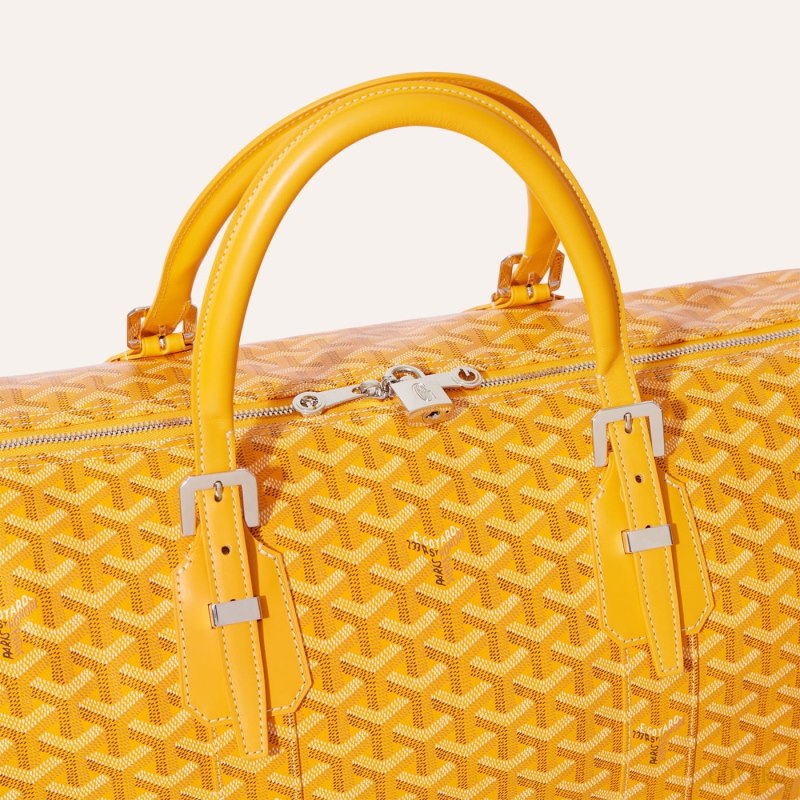 Bolsas de Viaje Goyard Boston 50 bag Amarillo | GY-JFV1585