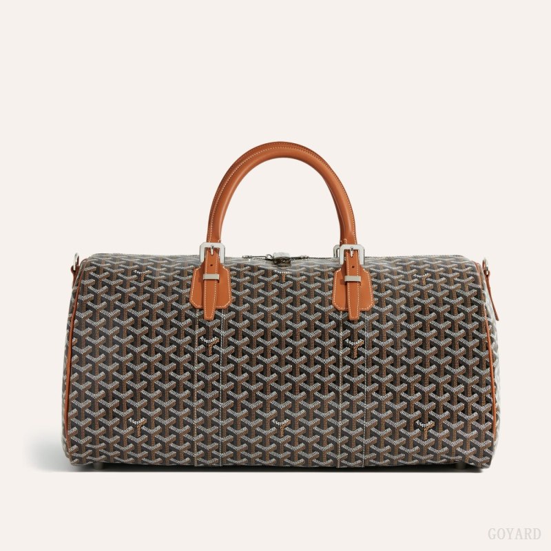 Bolsas de Viaje Goyard Boston 50 bag Negras Marrones | GY-EMK4606