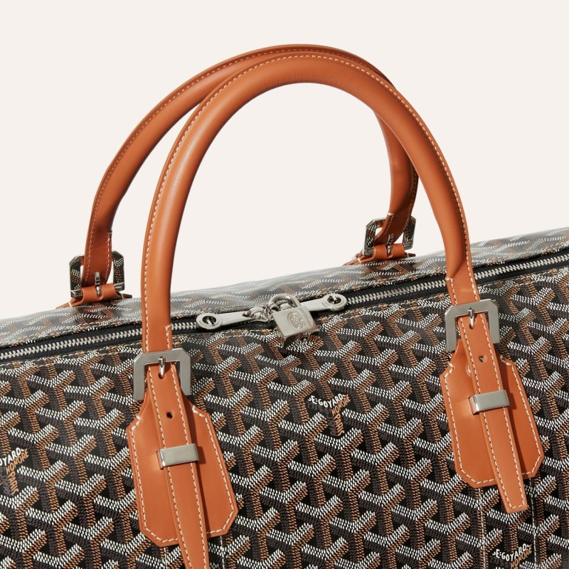 Bolsas de Viaje Goyard Boston 50 bag Negras Marrones | GY-EMK4606