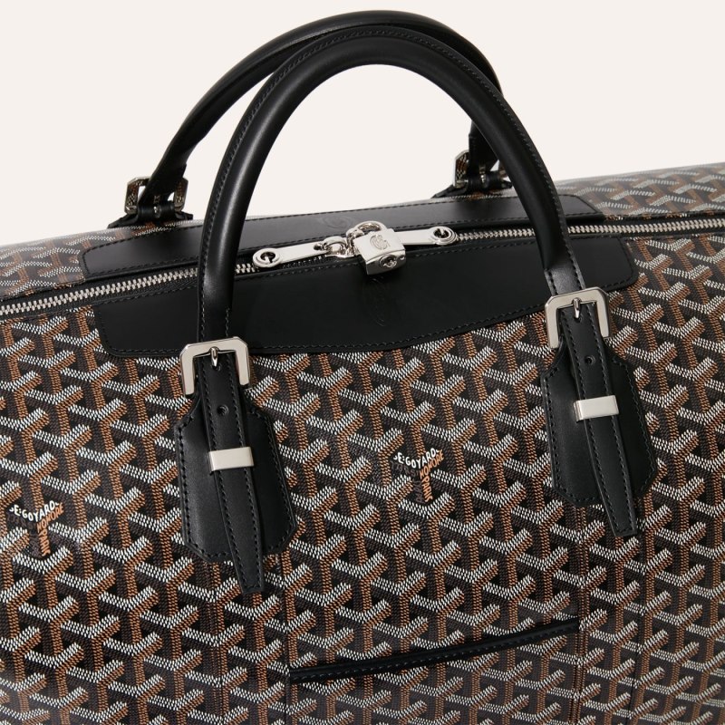 Bolsas de Viaje Goyard Bowling 55 bag Negras | GY-GWR6164