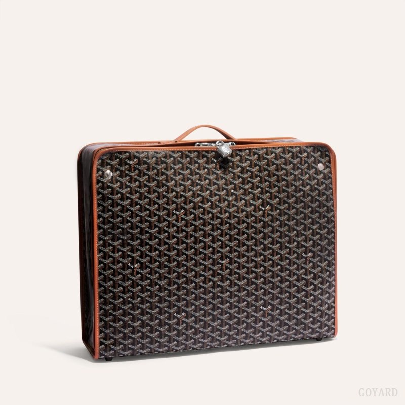 Bolsas de Viaje Goyard CARAVELLE 50 SUITCASE Negras Marrones | GY-OIQ0688