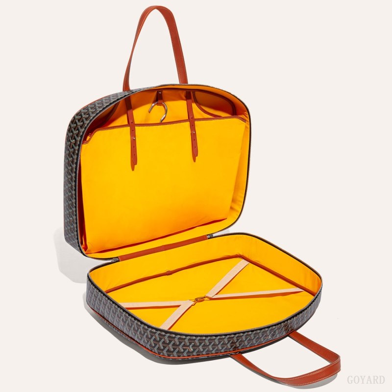 Bolsas de Viaje Goyard SAVILE ROW GARMENT BAG Negras Marrones | GY-KQF3246
