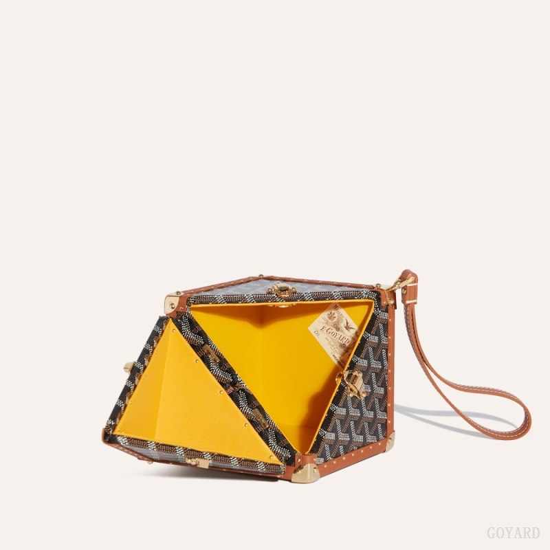Bolso De Equipaje Goyard Dé Trunk Bag Negras Marrones | GY-QDB9674