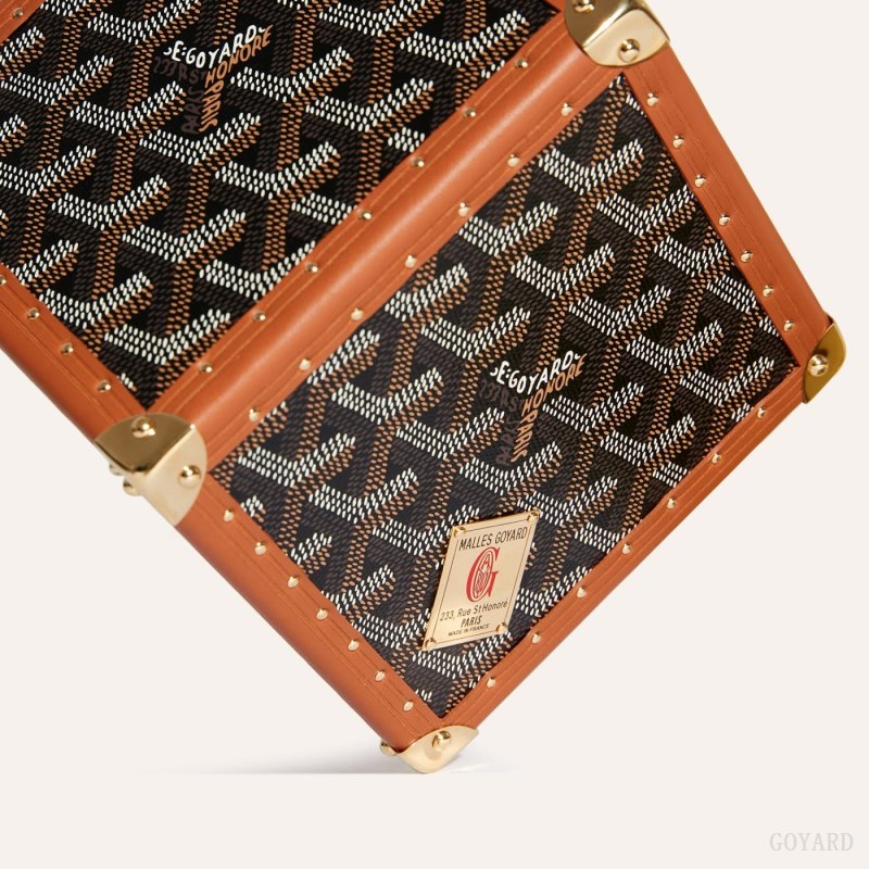 Bolso De Equipaje Goyard Dé Trunk Bag Negras Marrones | GY-QDB9674