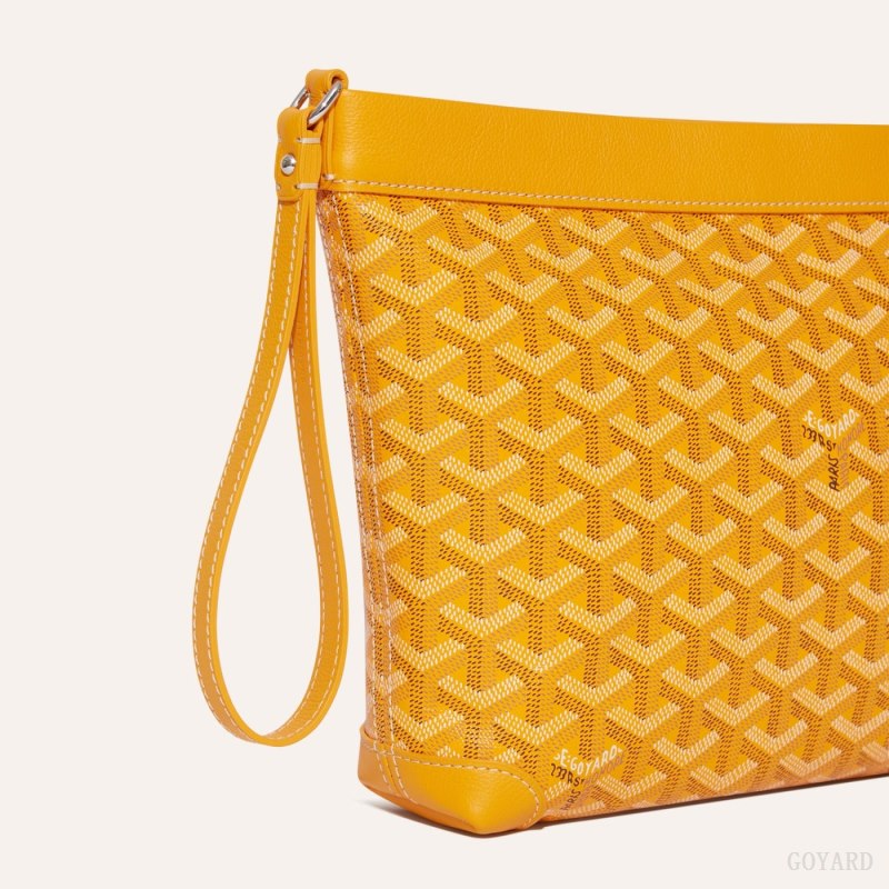 Bolso Pequeño Goyard Conti pouch Amarillo | GY-UXK9901