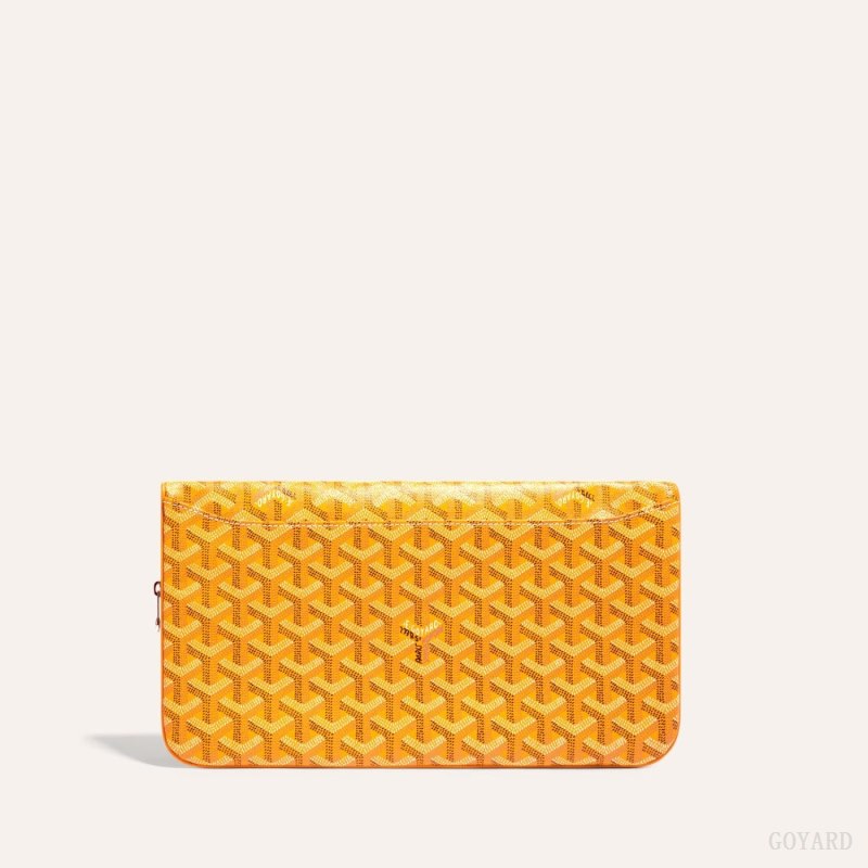 Bolso Pequeño Goyard SAINTE-MARIE CLUTCH Amarillo | GY-KUV1818