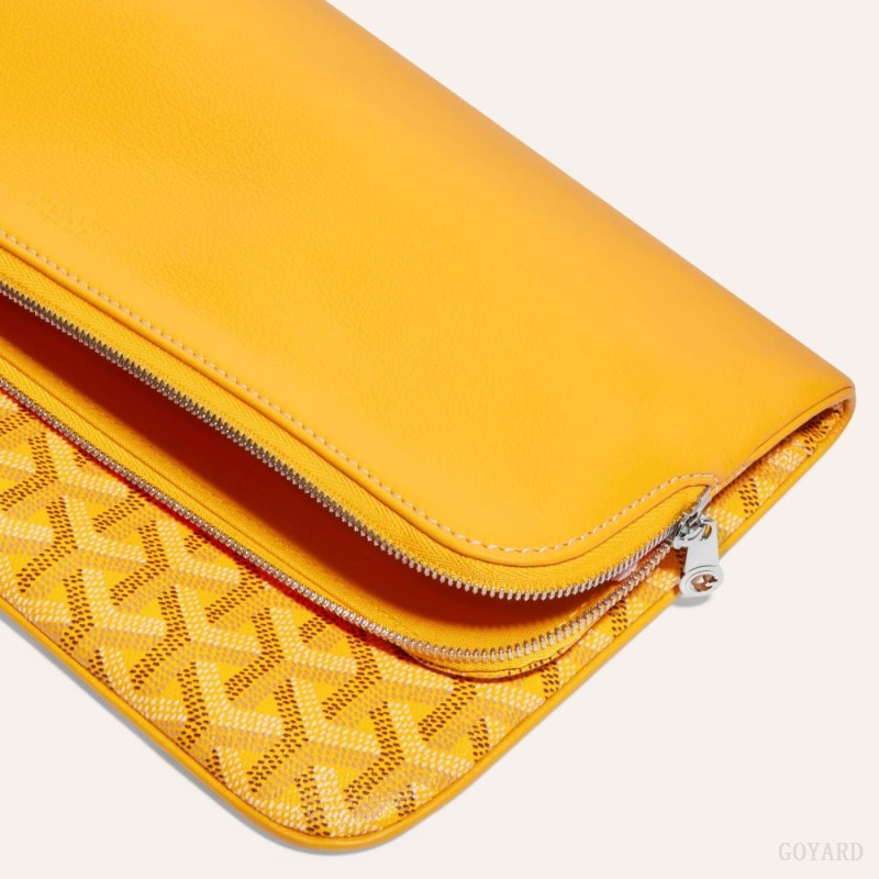 Bolso Pequeño Goyard SAINTE-MARIE CLUTCH Amarillo | GY-KUV1818