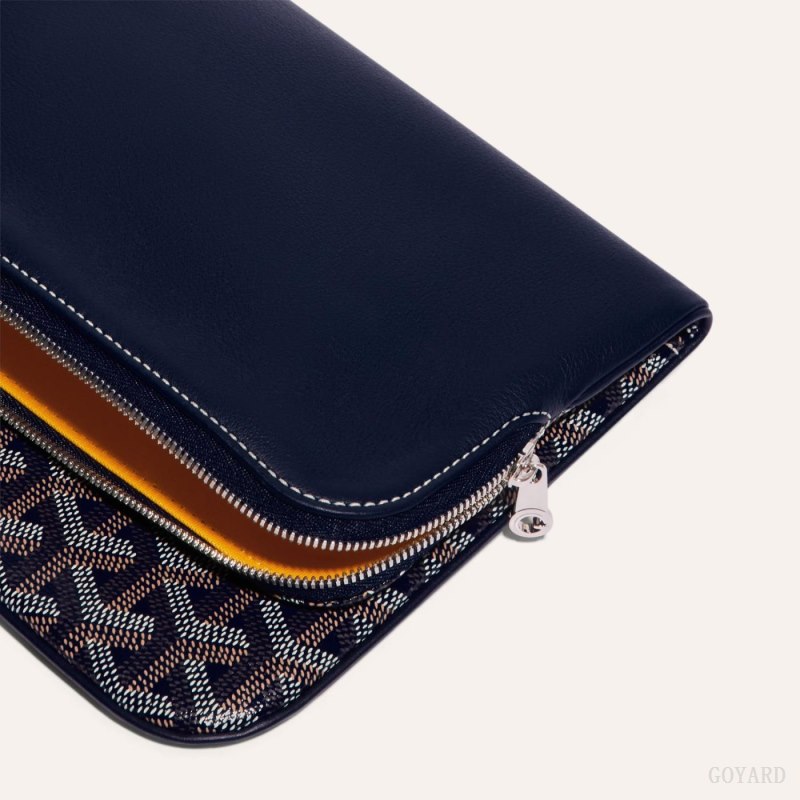 Bolso Pequeño Goyard SAINTE-MARIE CLUTCH Azul Marino Azules | GY-QFS5364