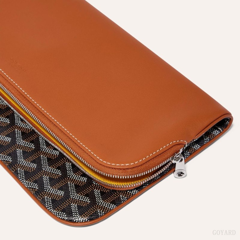 Bolso Pequeño Goyard SAINTE-MARIE CLUTCH Negras Marrones | GY-KPD8659