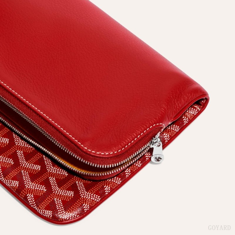 Bolso Pequeño Goyard SAINTE-MARIE CLUTCH Rojas | GY-WCO3531