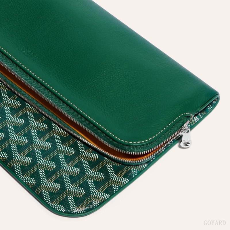 Bolso Pequeño Goyard SAINTE-MARIE CLUTCH Verde | GY-TEW9599
