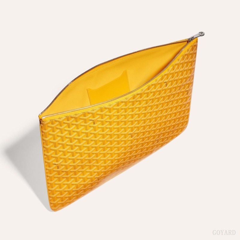 Bolso Pequeño Goyard SENAT GM DOCUMENT CASE Amarillo | GY-XEC8113