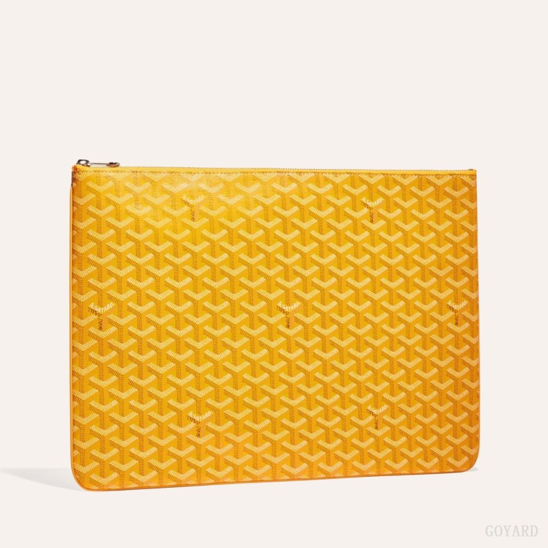 Bolso Pequeño Goyard SENAT GM DOCUMENT CASE Amarillo | GY-XEC8113