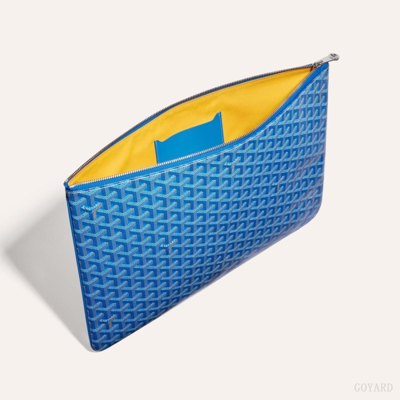 Bolso Pequeño Goyard SENAT GM DOCUMENT CASE Azules | GY-DAD5935