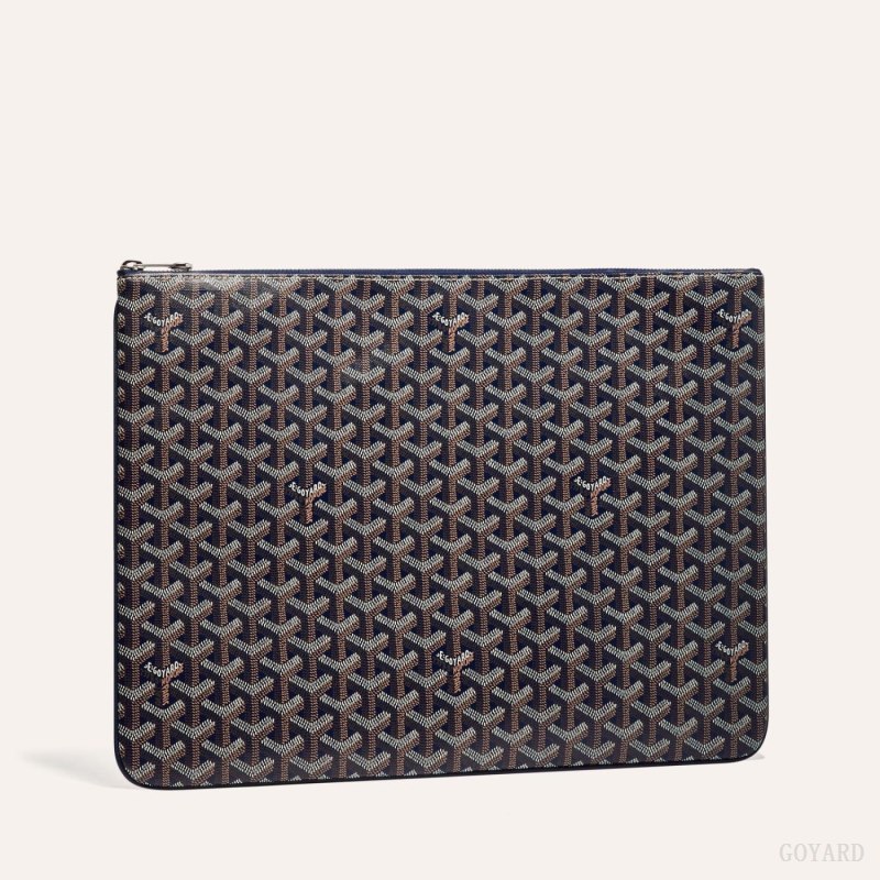 Bolso Pequeño Goyard SENAT GM DOCUMENT CASE Azul Marino Azules | GY-WAX0619
