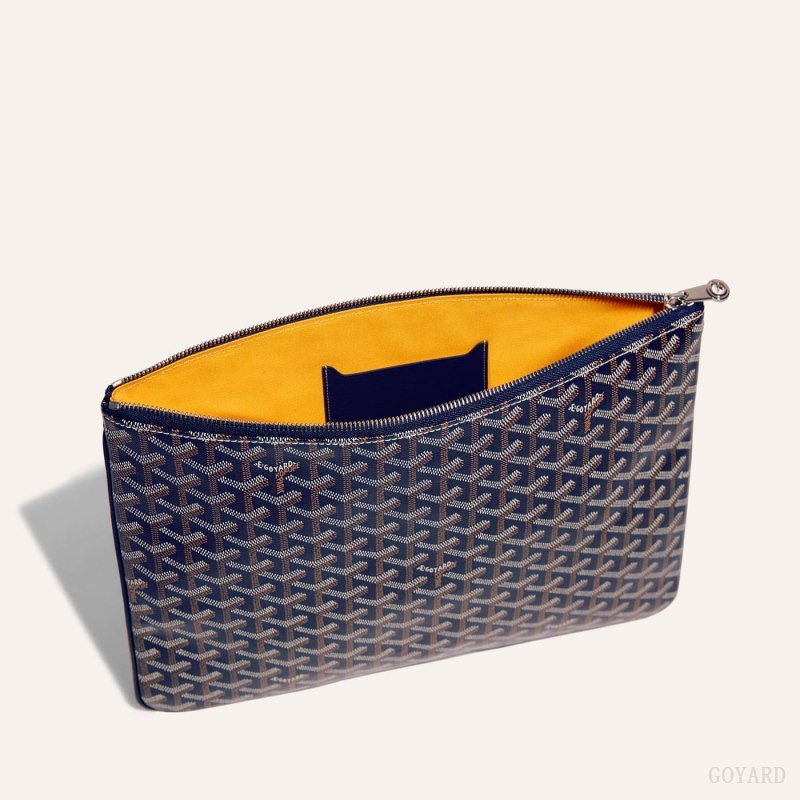 Bolso Pequeño Goyard Sénat MGM Pouch Azul Marino Azules | GY-SWU3741