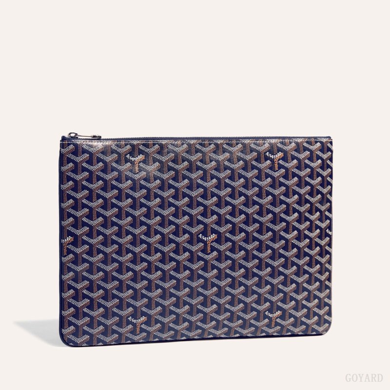 Bolso Pequeño Goyard Sénat MGM Pouch Azul Marino Azules | GY-SWU3741
