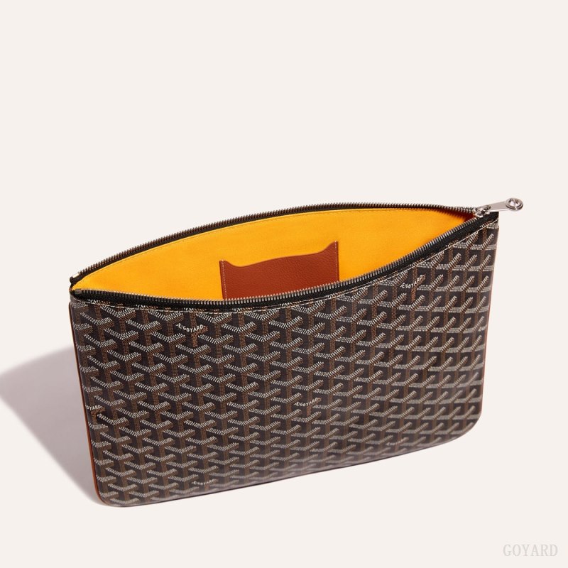 Bolso Pequeño Goyard Sénat MGM Pouch Negras Marrones | GY-SQL7368