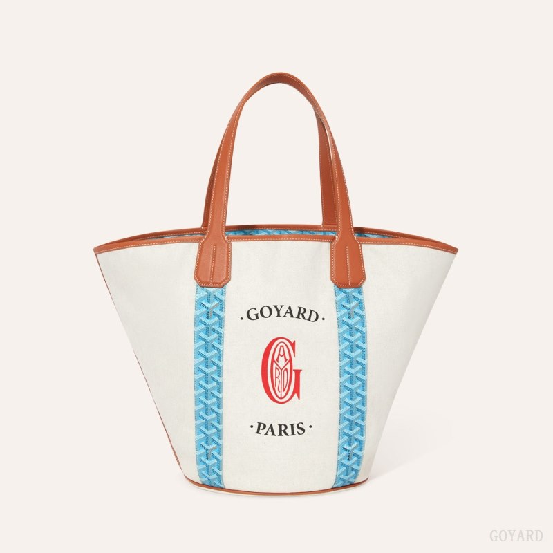 Bolso Tote Goyard BELHARRA BAG Turquesa Marrones | GY-EEO7868