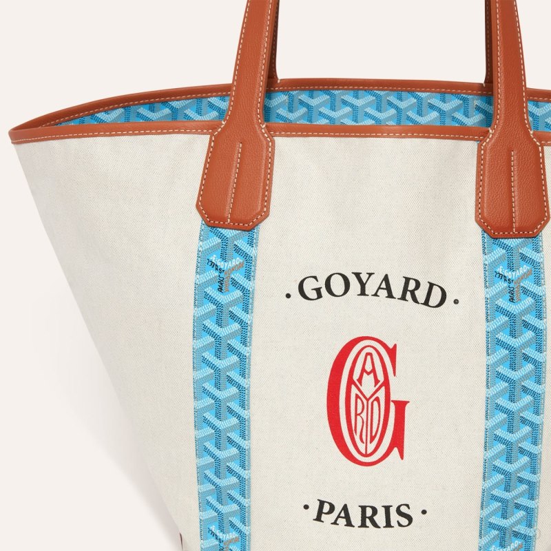 Bolso Tote Goyard BELHARRA BAG Turquesa Marrones | GY-EEO7868
