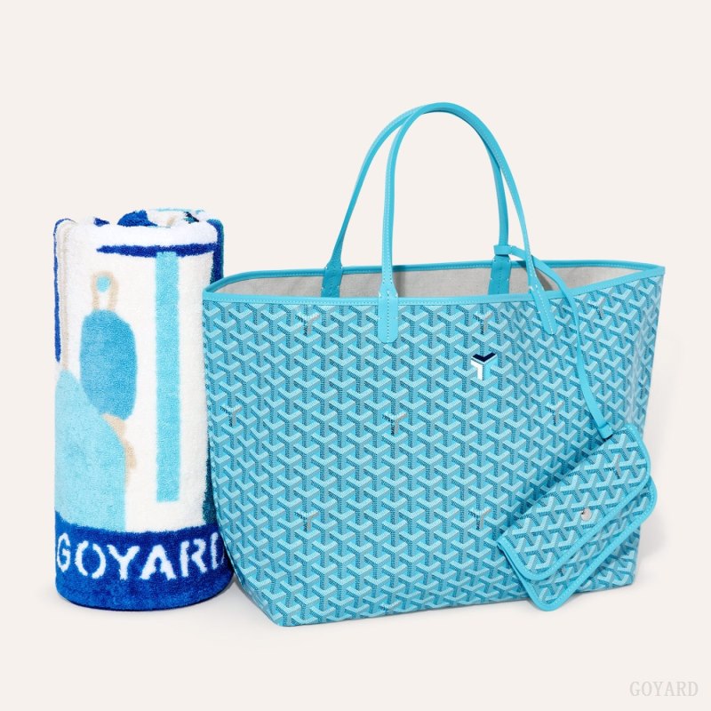 Bolso Tote Goyard Saint Louis GM Bag and Balise Beach Towel Turquesa | GY-FBA8108
