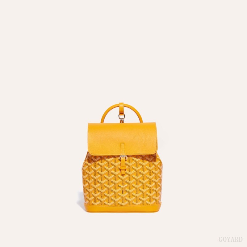 Bolsos Goyard Alpin Mini Backpack Amarillo | GY-TUH4094