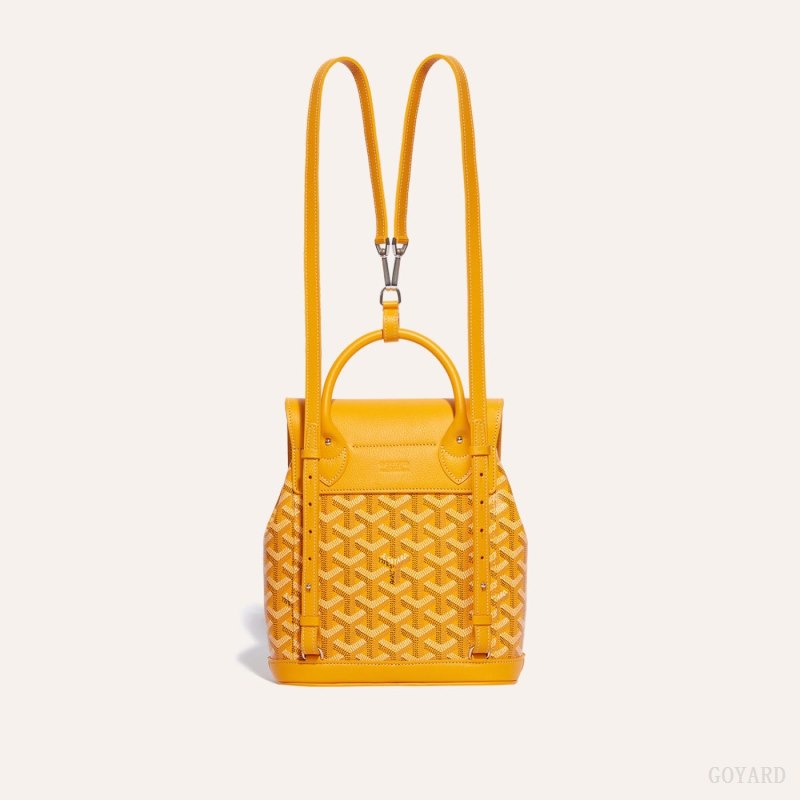 Bolsos Goyard Alpin Mini Backpack Amarillo | GY-TUH4094