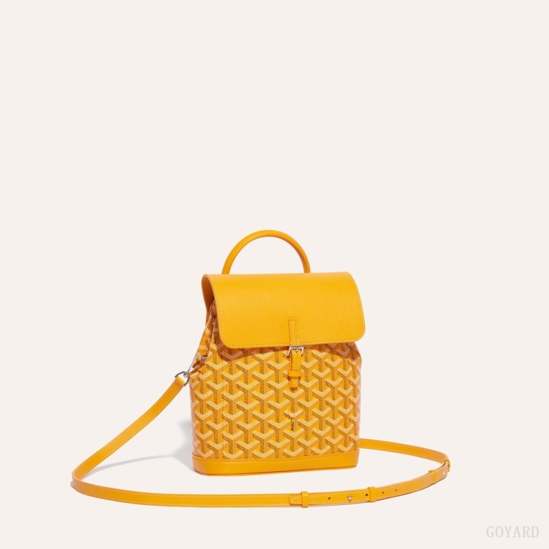 Bolsos Goyard Alpin Mini Backpack Amarillo | GY-TUH4094