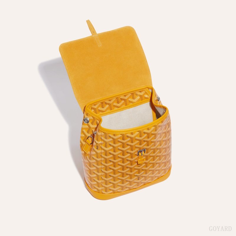 Bolsos Goyard Alpin Mini Backpack Amarillo | GY-TUH4094