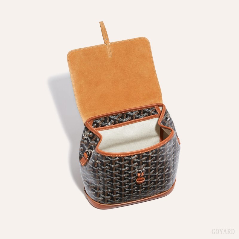Bolsos Goyard Alpin Mini Backpack Negras Marrones | GY-FPQ4855