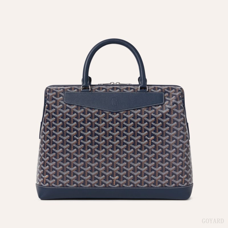 Bolsos Goyard Cisalpin Document Case Azul Marino Azules | GY-ZFO6235