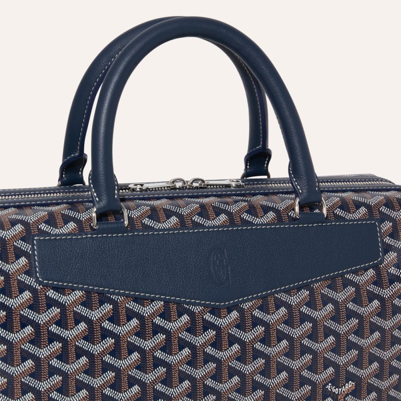 Bolsos Goyard Cisalpin Document Case Azul Marino Azules | GY-ZFO6235