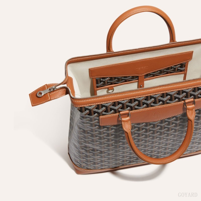 Bolsos Goyard Cisalpin Document Case Negras Marrones | GY-TGS9518