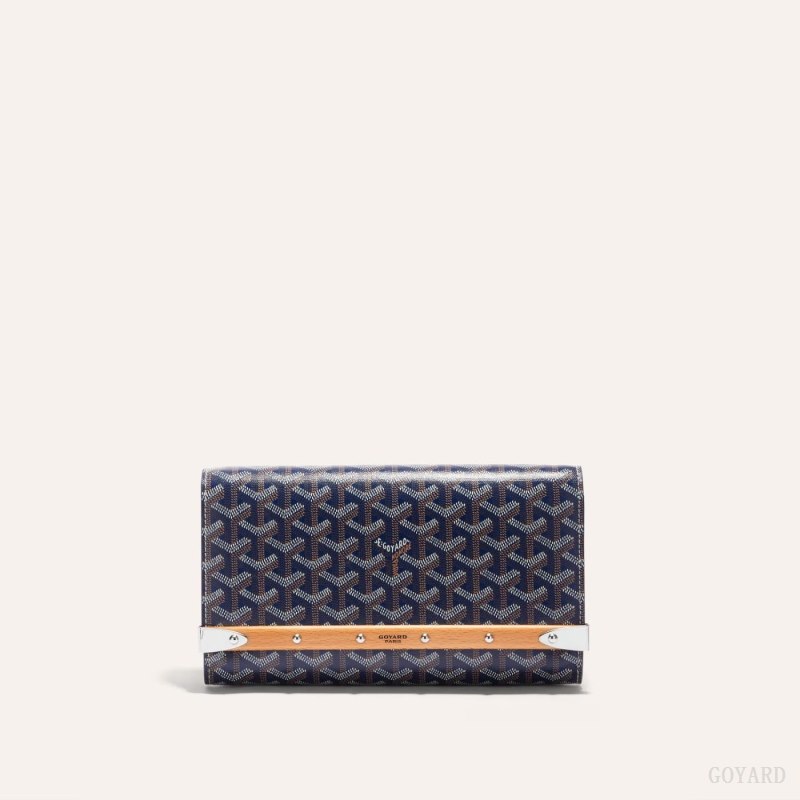 Bolsos Goyard Monte-Carlo PM Clutch Azul Marino Azules | GY-ZKF4065